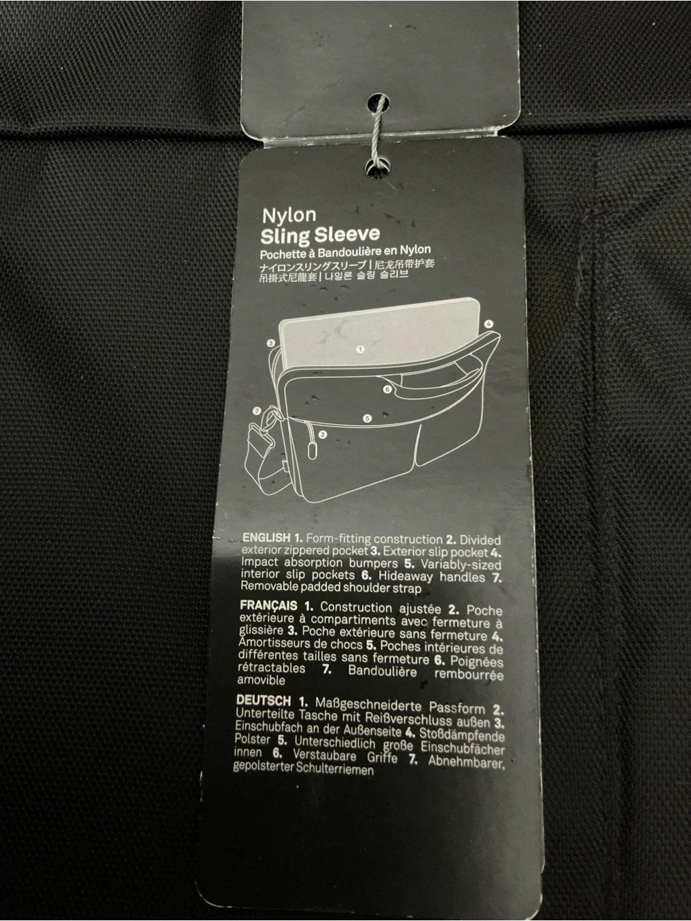 Incase Nylon Sling Sleeve- MacBook Pro 13”- Airport Security Friendly